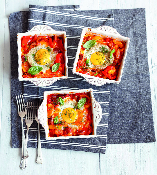 Baked eggs