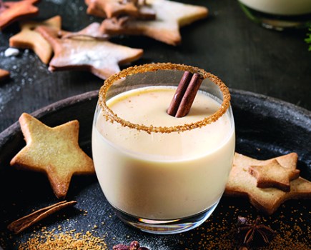 Bone-boosting egg nog