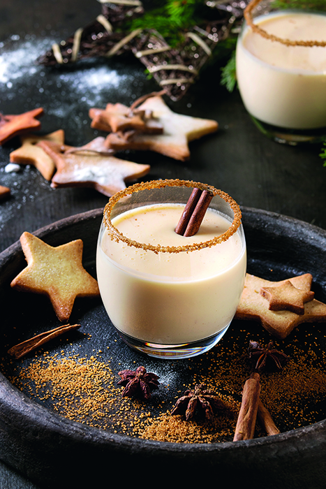 Bone-boosting egg nog