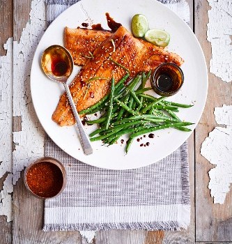 Honey-Glazed Rainbow Trout