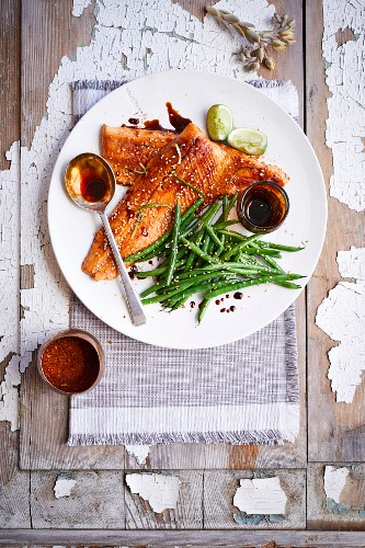 Honey-Glazed Rainbow Trout