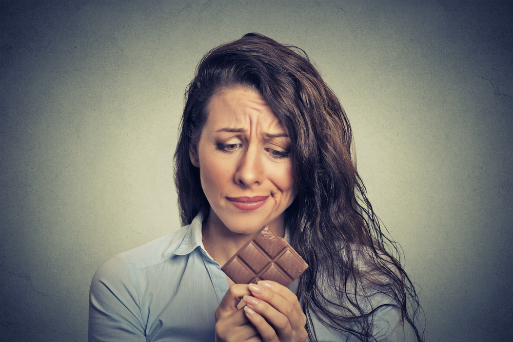 eating chocolate is bad for dental hygiene