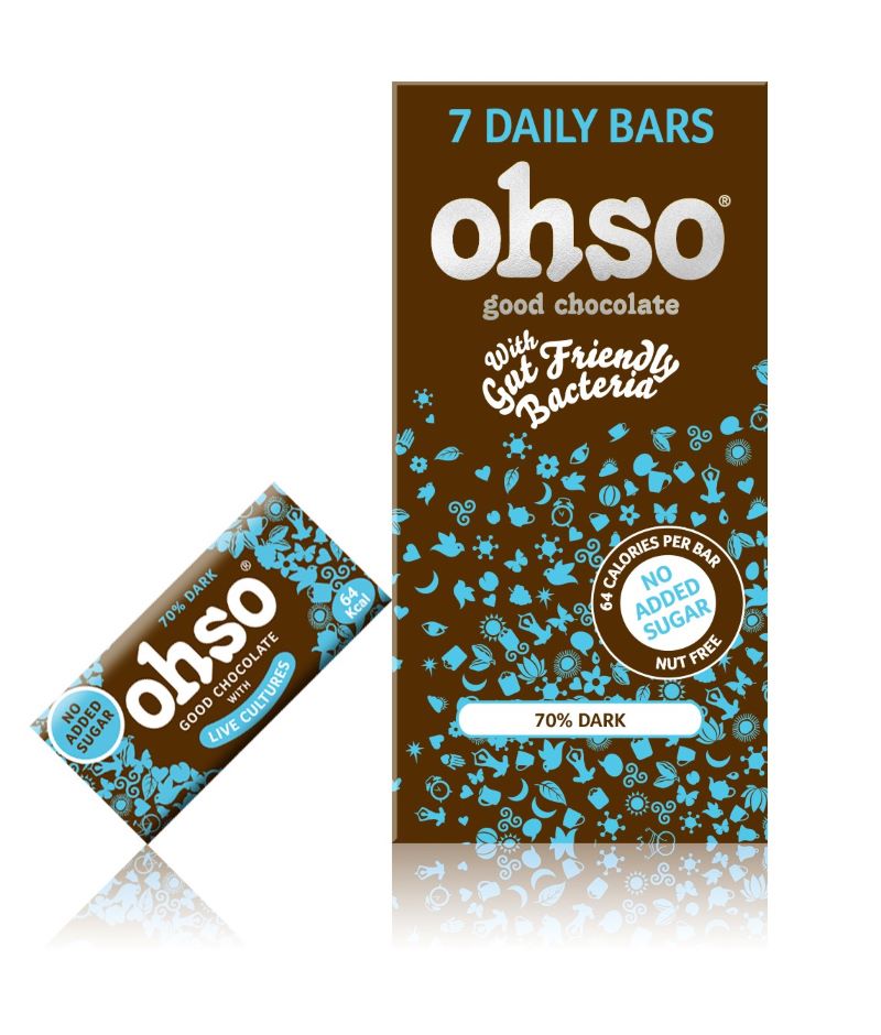 Ohso Probiotic chocolate bar