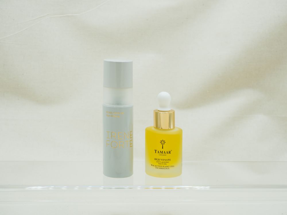 Skincare face oil from Irene Forte and Tamaar