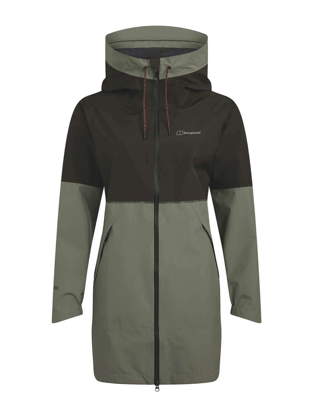 Green Berhaus waterproof jacket