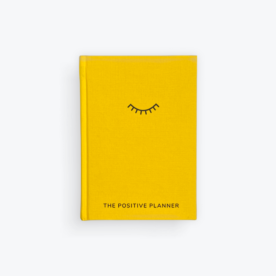 yellow wellness journal the positive planner book
