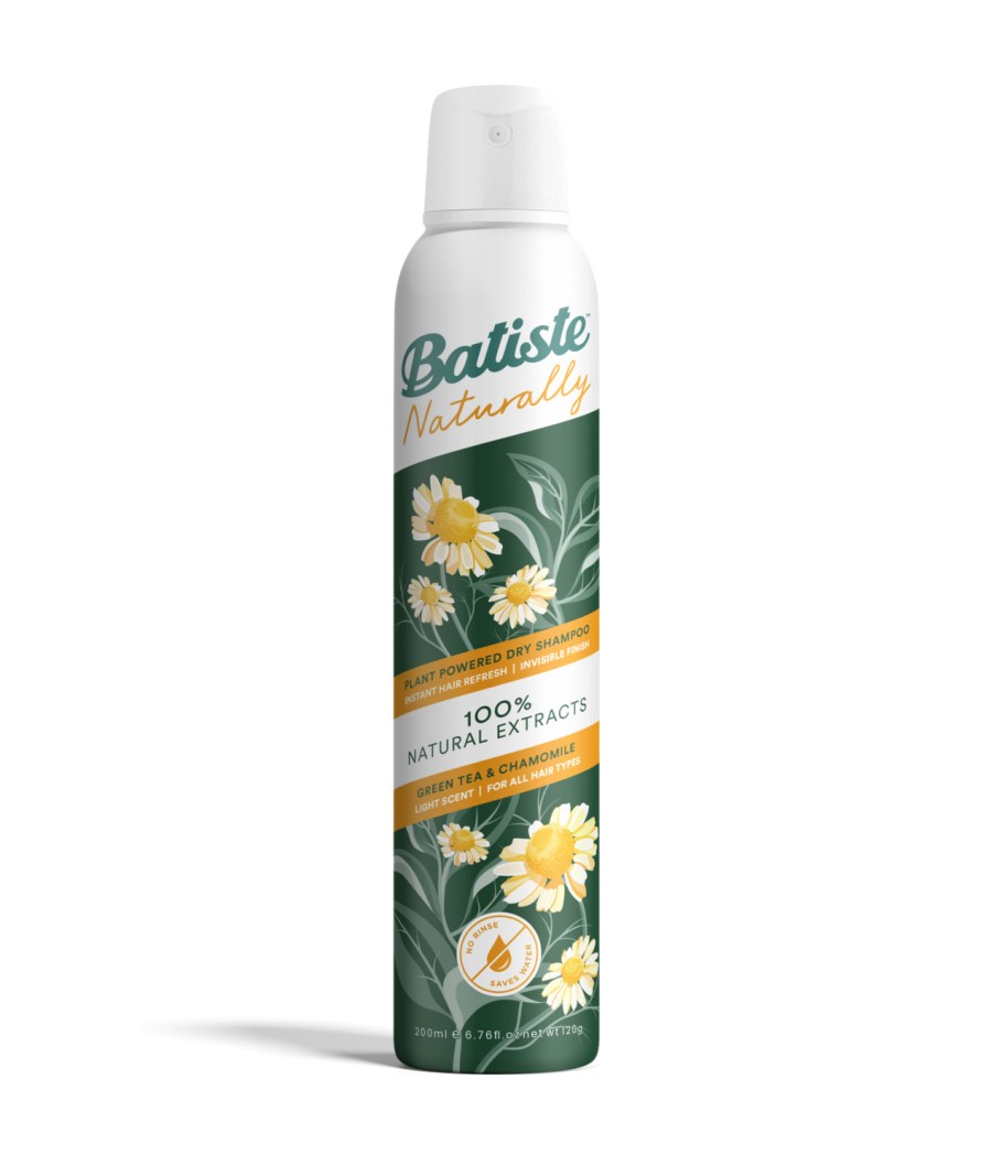 Batiste Naturally Dry Shampoo Green Tea & Chamomile