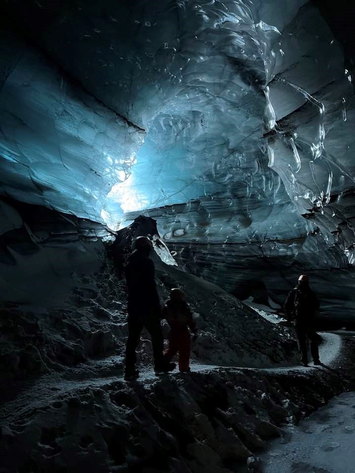 iceland cave trekking