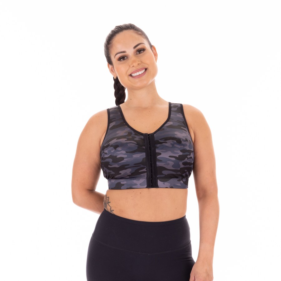 Enell High Impact Sports Bra in black tested by Alice Dogruyol in her walking for weight loss feature in Top Santé magazine 