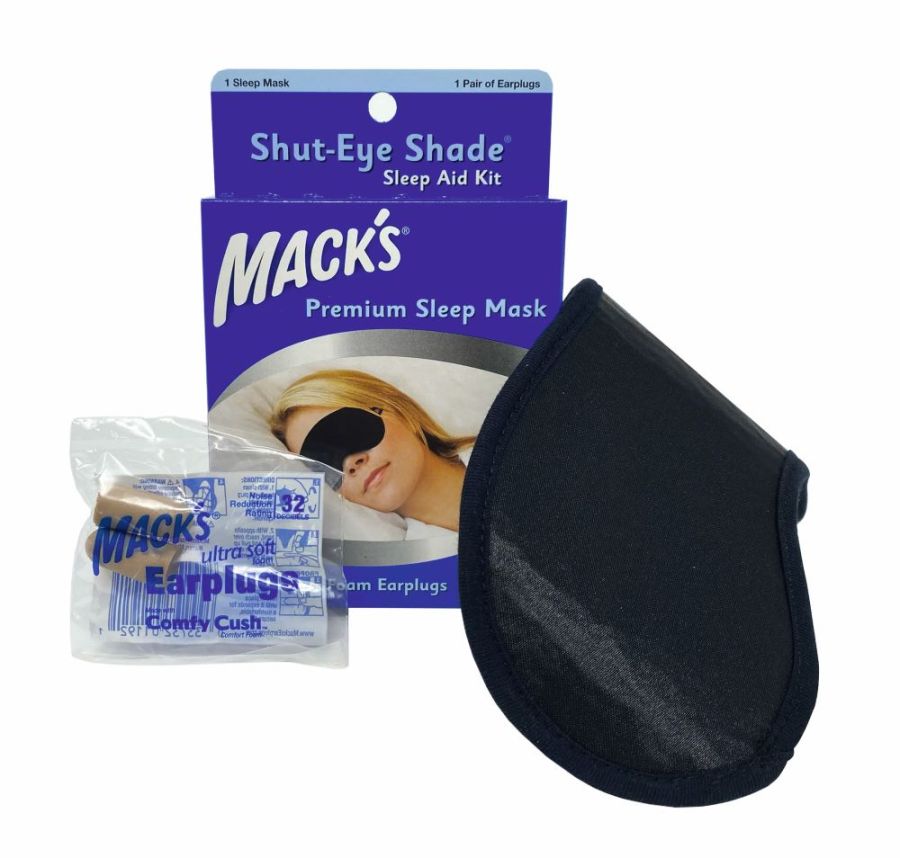 mack's earplus and mask from british snoring shop