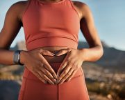 woman gut health concept