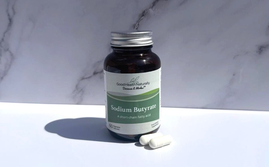Good Health Naturally Sodium Butyrate gut health bloating supplements