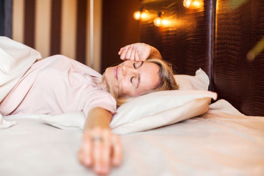woman middle aged sleep better during menopause