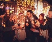 people gathering for christmas holiday preparation