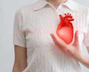 woman heart health high cholesterol concept