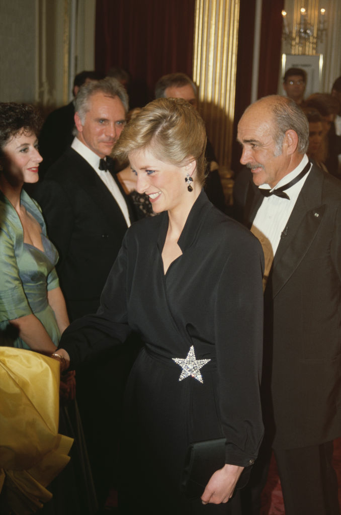 Princess Diana and Terence Stamp seemed to have a close and playful friendship