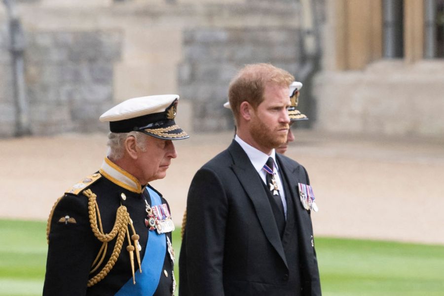 The King and Prince Harry's relationship is strained