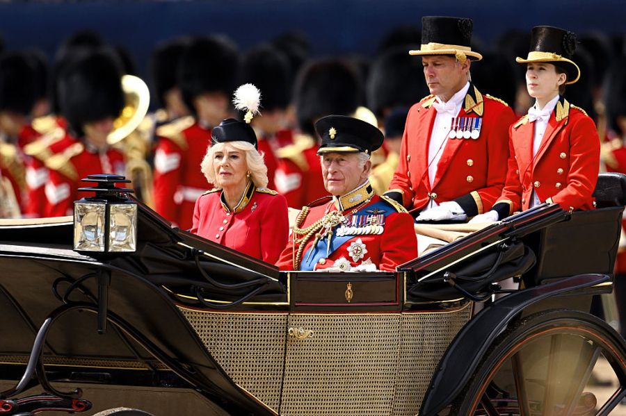 The parade featured some of the nation’s most prestigious regiments
