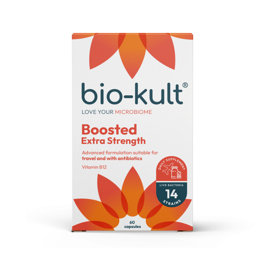 bio-kult boosted extra strength gut microbiome daily supplement