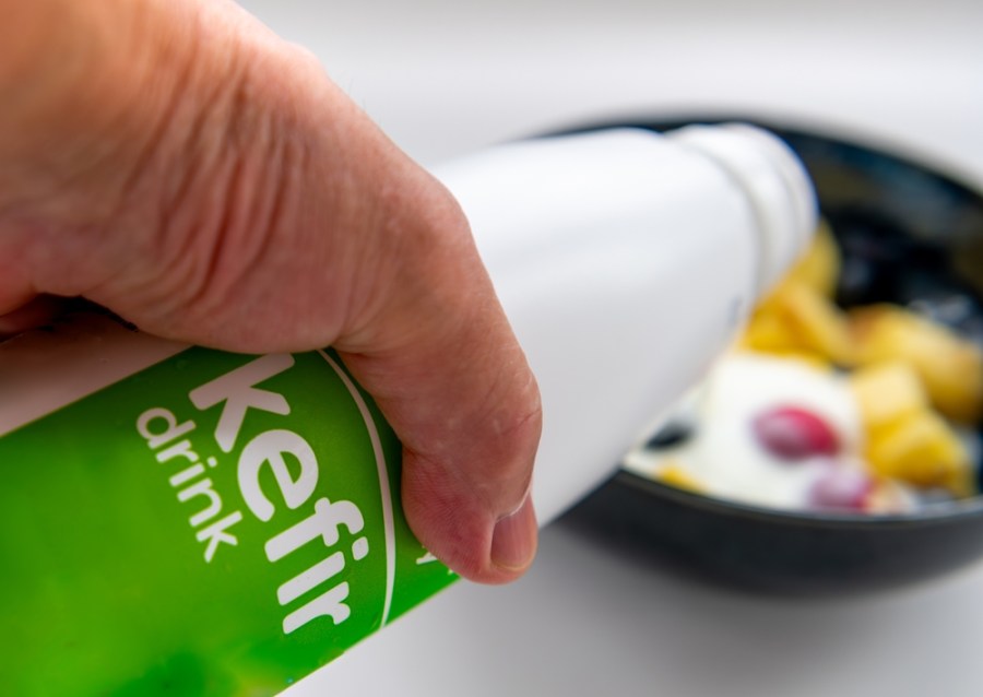 Fermented foods such as live yoghurt, kefir, kimchi, and sauerkraut may help support microbial diversity as part of an overall balanced diet