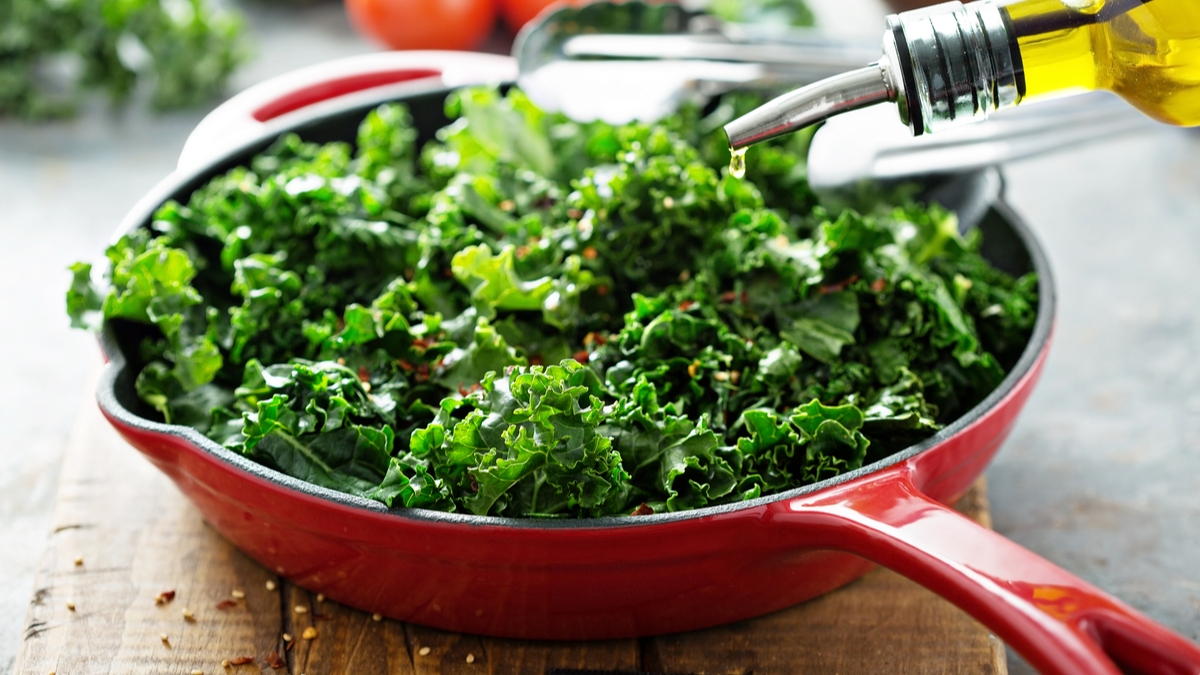 Kale is a source of magnesium
