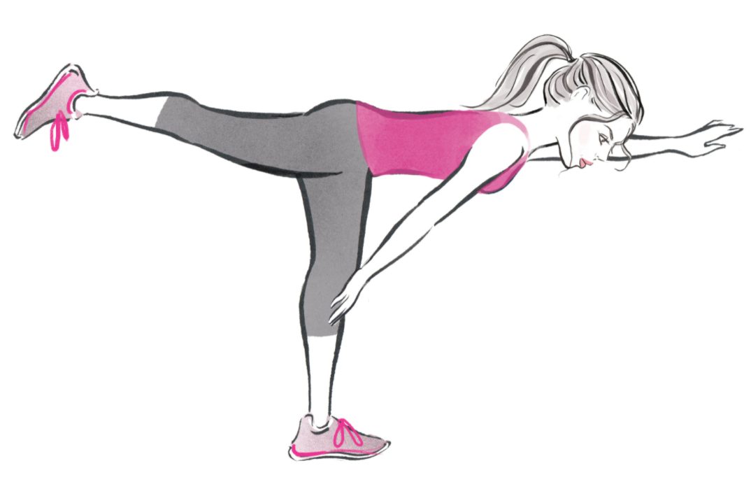 tone your bum leg reaches glute workout